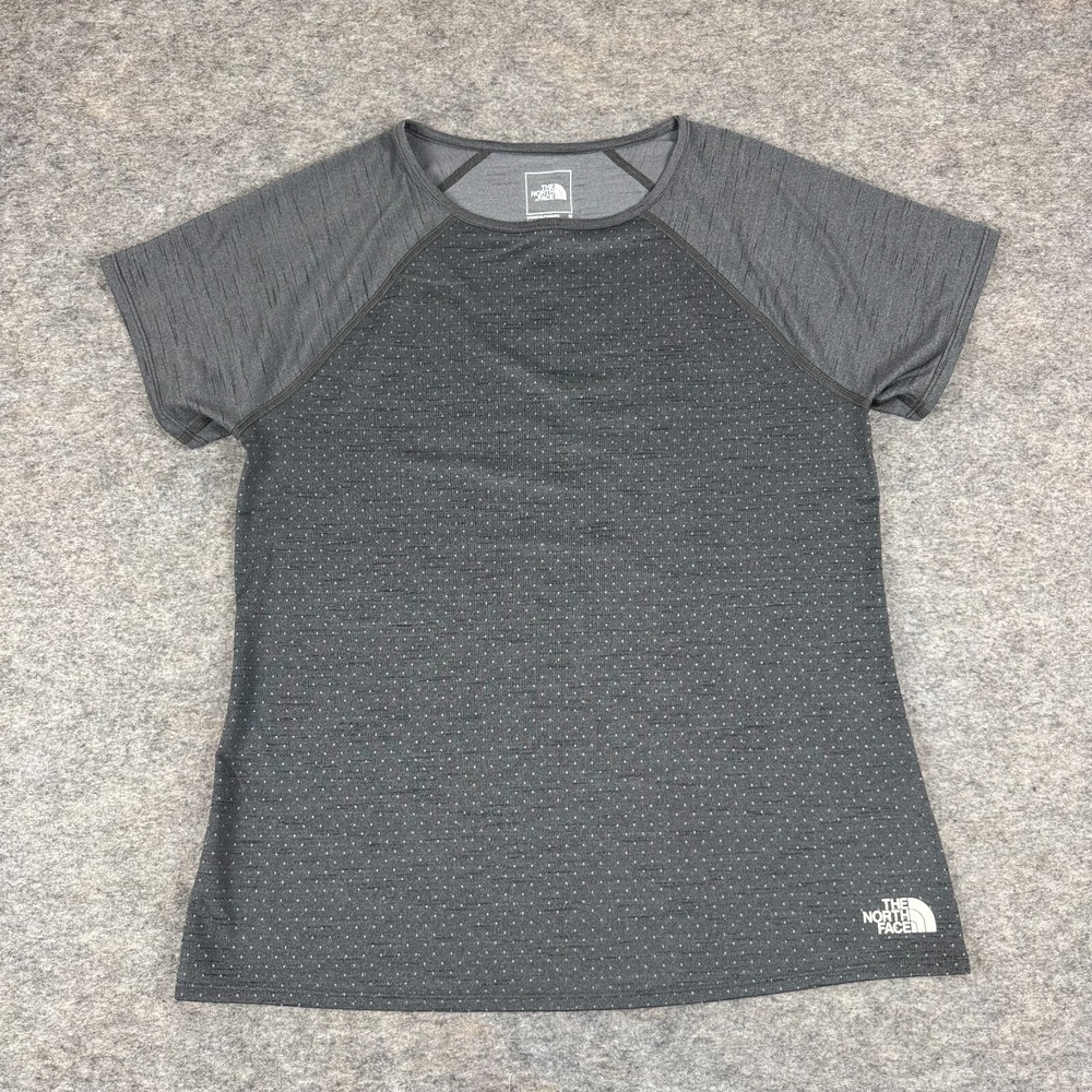 The North‎ Face T-Shirt Perforated Gray Womens Medium M